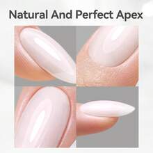 BORN PRETTY Builder Gel For Nails, 8-In-1 Milky White Clear Builder Nail Gel For Nail Apex And Gel Extension Strengthener, Nail GLue Gel Hard Gel Base Rhinestone Nail Glue Gel In A Bottle 15ml{"Color_name":"15mlBuilderGel8in1-MilkyWhite"} - 15ml 8合1修護啫咖哩-乳白色 - 查看 9