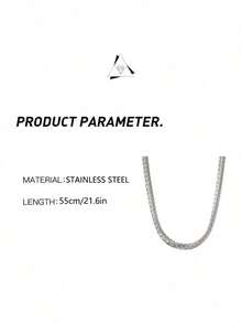 Men's Sweater Chain, Fashion Link With Unique Design And Hip-Hop Style Pendant For Men's Sweater Fathers Day Gift School Jewelry Men Y2k Accessories Goth Chains Jeans Accessories Gothic Jewellery Back To School Street Halloween Accessories Punk - Silver - View 8