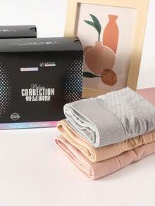 Set 3 Braga Pantaleta Tipo Faja Cintura Alta Efecto Reductor Compresión Vientre Abdomen Plano Moldeador Glúteos Efecto Firmes Cómodos Duraderos Máximo Confort Ajustables - Multicolor - Ver 7