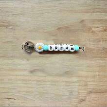 1pc Customized Silicone Bead Keychain, Personalized English Letters, Name Keychain, Bag Accessories, Unique Customized Gifts - Silicone Keychain - View 18