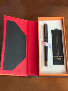 [Customized] Personalized Engraved Metal Business Office Ball Pen Gift Set With Refill, 2pcs, High Quality Ballpoint Pen For Daily Writing, Signature, Birthday, Father's Day, Thanksgiving, Christmas, Gift For Friends, Relatives, Leaders, Colleagues Back To School - Multicolor - View 50