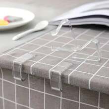 Clips de plástico transparente para mantel de interior y exterior, accesorio de sujeción para mantel, 8 piezas/16 piezas - 8 piezas - Ver 9
