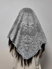 1 peça 125 cm * 60 cm acabamento em renda branca, tecido decorativo para roupas, abajur, toalha de mesa, bainha de vestido