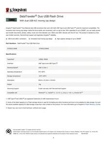 Kingston USB Flash Drive USB3.2 Type-C USB Flash Drive 128GB 256GB High-Speed Flash Drive DTDEG2 - Multicolor - View 7