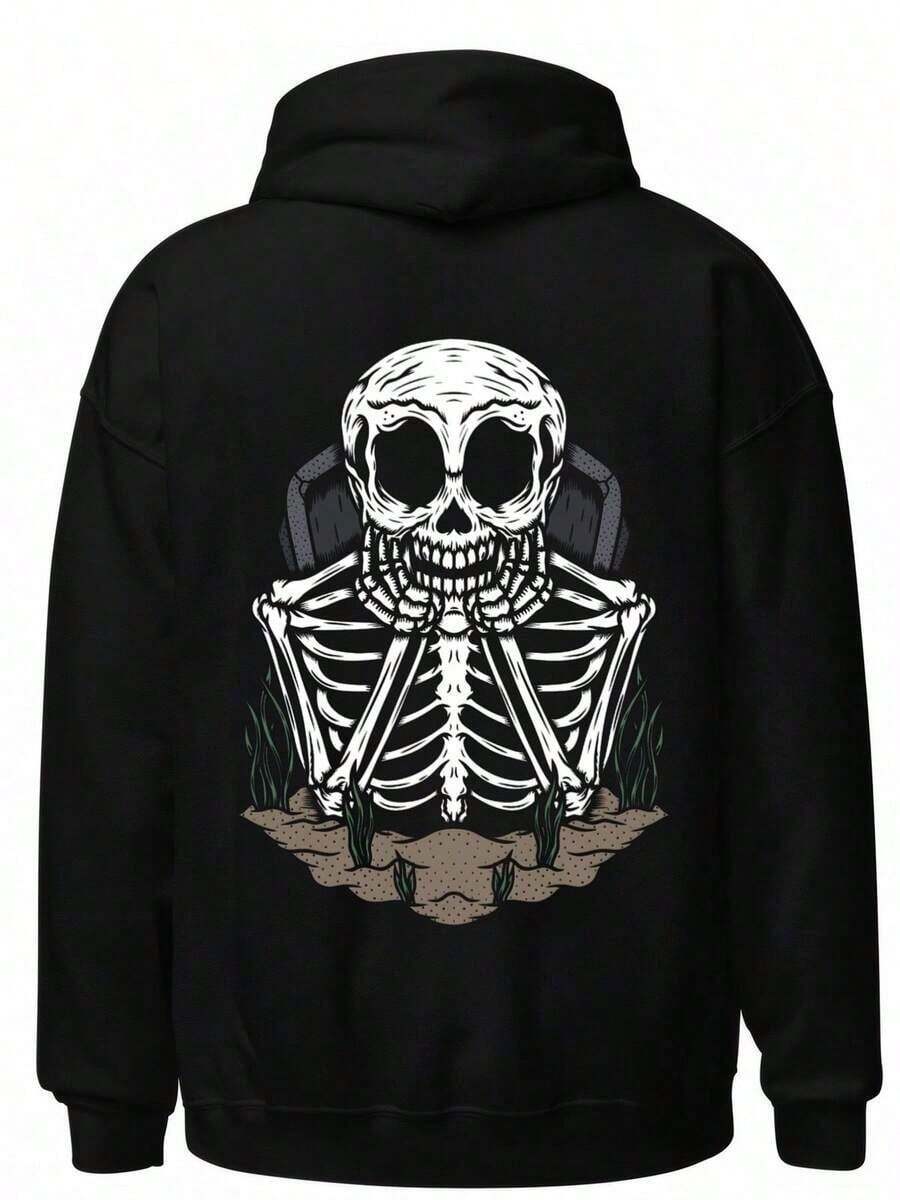 Classic Unisex Shirt Printed Tshirts 1 Piece Halloween Graphic Hoodies Funny Hoodies Men Regular Fit Black Christian Christian Scary Halloween Ghost Dames Stylish Autumn/Winter Outerwear Comfortable Material,Bold Design Drawstring Comfortable Oversized Hooded Pullover Sweatshirt ,Fall Hoodies,Men's Fall Clothes,Street Wear,Halloween,Mens Hoodies,Y2k Clothes,Jesus Hoodie,Thanksgiving Day,Nightmare Before Christmas,Christmas - Black - View 1