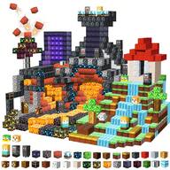 50/100/200/300 szt. Magnetyczne klocki konstrukcyjne STEM dla dzieci w wieku 3-12 lat, kreatywny zestaw konstrukcyjny 3D z motywem Lava Adventure, edukacyjny prezent urodzinowy dla chłopców i dziewcząt, pomoce dydaktyczne do szkoły, pomoce dydaktyczne dla placówek edukacyjnych