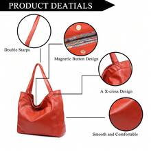 Borsa da Donna Sintetica Pesante Giallo Brillante con Dispositivo di Chiusura e Cinturino da Polso - Borsa Grande Capacità Resistente con Tracolla Fissa, Hardware Dorato, Design Moderno Semplice, Adatta per Lavoro, Viaggi, Uso Quotidiano - Occasioni Casual e Formali - Borsa da Donna alla Moda e Pratica, Giallo Brillante, Forma Strutturata, Bordi Lisci, Adatta per Uso Quotidiano e Occasioni Professionali, Borsa da Donna, Borsa di Alta Qualità, Borsa di Design