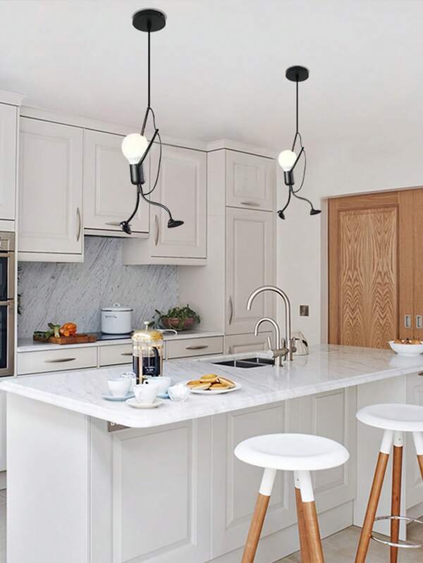 Lámpara colgante minimalista moderna nórdica E27 para comedor, dormitorio, pasillo, cocina, entrada, cafetería