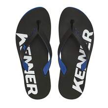 Kenner Flip Flop Sandal Red Original Men's Women's - 黑色和藍色 - 查看 4