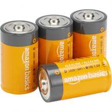 Basics - Pilas alcalinas D Cell Everyday - 4 unidades (paquete de 1) - 4 unidades (paquete de 1) - Ver 1