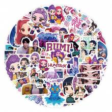 55pcs Cartoon Creative K-Pop Witch Hunter Group Decorative Stickers - DIY Personalized Decals For Journals, Phones, Computers & Desks