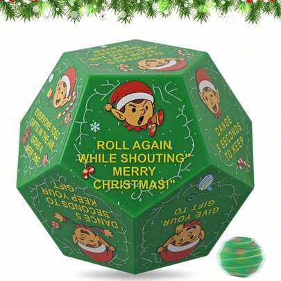Hilarious Santa Swap Gift Exchange Dice 3x3in Christmas Stocking Stuffers Family Party Game For Xmas Birthday Holiday Fun Festive Night Activity With Friends And Loved Ones