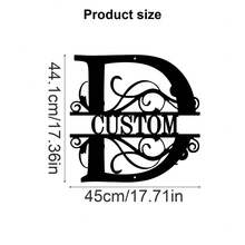 1 Fine Metal Art Logo - Personalized Last Name Logo, Name Design, Home Decoration With Custom Initials Thumbnail, Classic Style, Wall-Mounted Wall Art Decoration For Theme Parties, Perfect Heartfelt Gifts For Friends And Family, Customizable Wedding Gifts., Valentine Day, Valentine Day Decor Ornamental Exquisite, High-Quality Custom, Personalized, Unique Ideal Gifts For Her Pets ,Forever Love - Multicolor - View 116