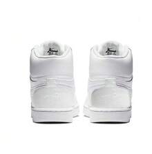 Nike EBERNON 复古高帮运动鞋，简约设计，舒适休闲运动 - 白色 - 查看 3