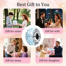 PARCOM S925镀银DIY雪花玻璃珠系列时尚迷人的新设计银饰套装，适用于手链和项链配饰，可用作生日、节日完美的珠宝手链饰品、礼物 - 花漾琉璃珠 - 查看 8