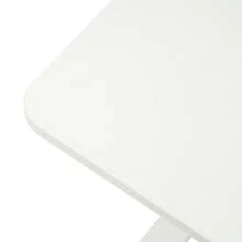 Adjustable Rolling Bed Table, Mobile Overbed Desk In White For Breakfast, Laptop, Writing & Hospital Use, Height Adjustable Bedside Tray Table - White - View 8