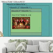 1 peça de fundo de lareira de fibra de poliéster para Natal - faixa de decoração de festa multiuso, sem necessidade de eletricidade, ideal para fotografia de feriados, cabine de fotos e eventos de celebração, decoração de Natal