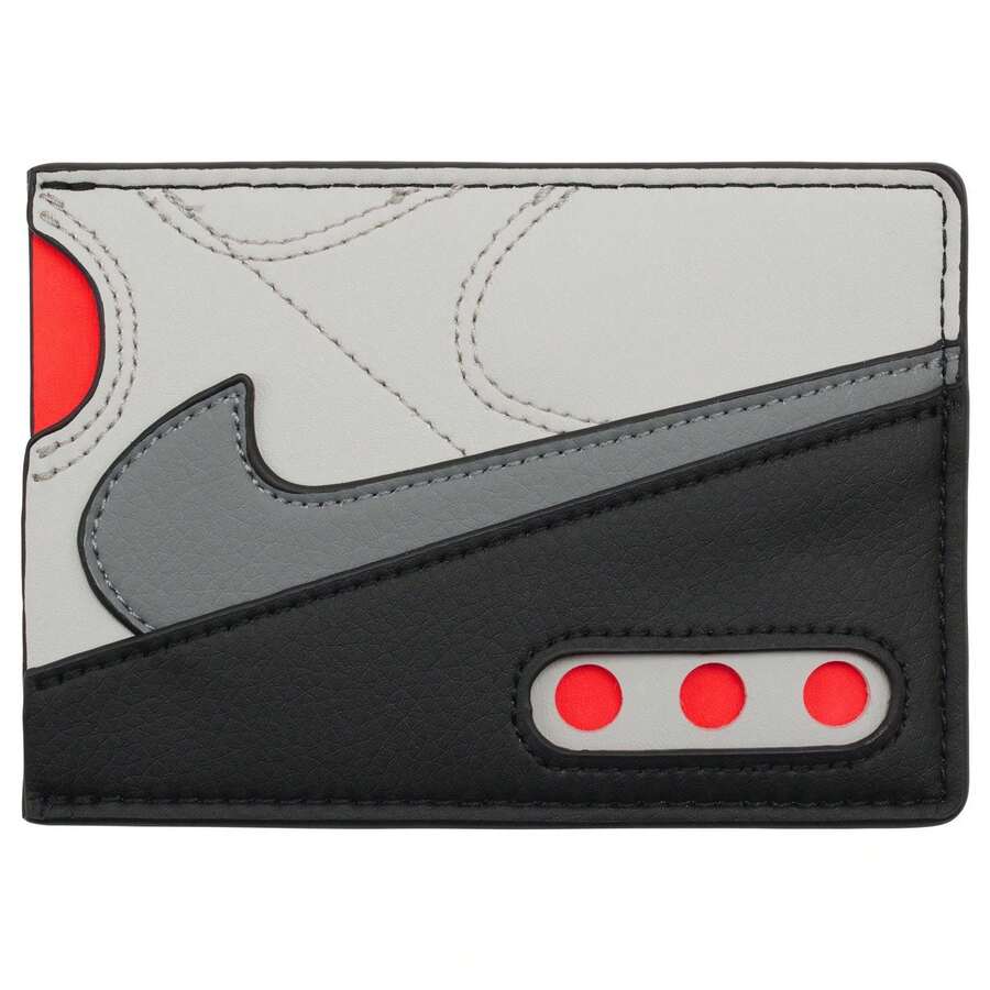 Nike Air Max 90 Icon Card Wallet (Grey) - 60% Polyurethane/40% Nylon - (CS2521) - Grey - View 1