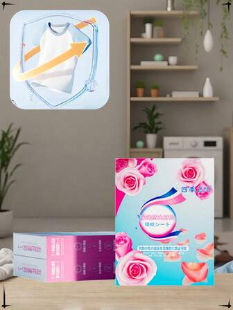 Laundry Color Catcher Sheets, Anti-Color Transfer Absorbing Sheets, Laundry Sheets For Preventing Color Bleeding, Household Pack