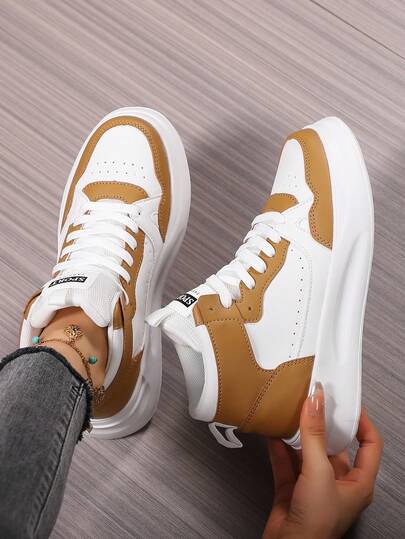 Women's High-Top Casual Sports Shoes, Multifunctional School Supplies Back-To-School Skate Shoes, Autumn/Winter