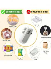 12 pièces Clips de scellage de sacs alimentaires, clips de conservation des aliments multifonctionnels, clips de scellage durables et imperméables, convenant à divers sacs en plastique et sacs à collation, articles de rangement de cuisine, accessoires de cuisine - Multicolore - Voir 4