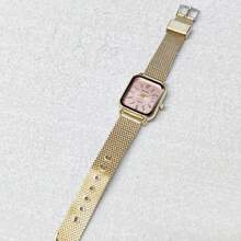 Women's Square Silicone Watch - Rosa - Ver 2