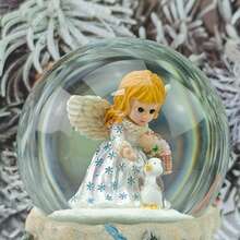 Weihnachtsgeschenke Drehende Kristallkugel Spieluhr Heim Dekoration Ornament Handwerk und Geschenke für Freunde