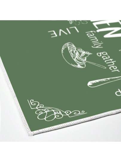 Pearl Digital Non Slip Printed Turkish Vloerkleed AL4035 Zachte Touch, Washable Tapijt Felt Backing Moderne ative Vloer Mat, Living Room, Bedroom, Bathroom, Hallway Or Entryway Available In Many Sizes Quick Drying, Highly Absorbent, Soft, Com Tafel Both Indoor Outdoor view 2