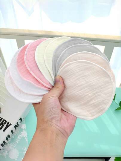 10-Pack Reusable Nursing Pads For Breastfeeding, Nursing Pads For Breastfeeding Moms, Breastfeeding Pads, Washable Breast Pads, Absorbent Maternity Pads, Nipple Pads,Organic Nursing Pads ,Nipple Pads For Breastfeeding Essentials