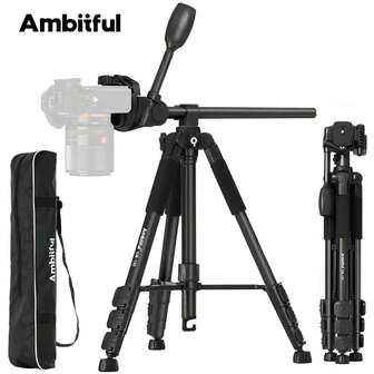  Ambitful GM-150 158cm Professional Photography Equipment Universal Portable Phone Camera Tripod