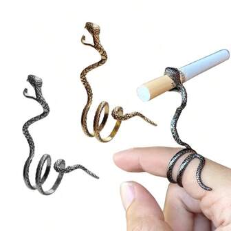 Elegant ormformad cigarettfimpring, Fashionabel cigarettfimpring, cigarettfimpställ, cigarettfimp för män och kvinnor - En present till pojkvänner och feta män, Presentidéer för män, Roliga presenter för vuxna, Julklappar till kvinnor, Pojkvänpresent, Presenter från hemliga tomten