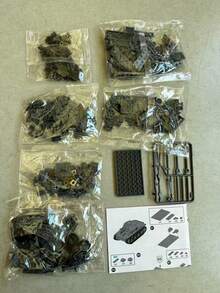 414 件德国 38T-A 轻型坦克，二战坦克积木玩具套装，可收藏坦克模型套件，适合作为家庭/办公室的桌面装饰，适合青少年和成人军事模型玩具生日/新年礼物，适合 14 岁及以上 - 彩色 - 查看 2