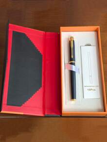 [Customized] Personalized Engraved Metal Business Office Ball Pen Gift Set With Refill, 2pcs, High Quality Ballpoint Pen For Daily Writing, Signature, Birthday, Father's Day, Thanksgiving, Christmas, Gift For Friends, Relatives, Leaders, Colleagues Back To School - Multicolor - View 71