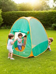 Namiot kempingowy dla dzieci – dla chłopców, dziewcząt, maluchów, zabawki w formie namiotu dla dzieci, gry do odgrywania ról dla dzieci w pomieszczeniach i na zewnątrz, zabawki kempingowe, prezenty urodzinowe, kreatywne prezenty na Boże Narodzenie, Wielkanoc, Święto Dziękczynienia (zielony)