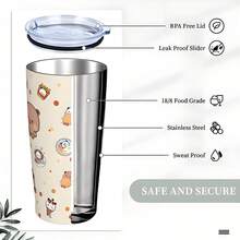 "Jeder Dudu braucht einen Bubu!" 1,2 l süße Thermotasse - Valentinstag/Muttertags Geschenk, Edelstahl Reisebecher mit Panda & Bär Aufdruck, hält Getränke heiß/eiskalt, doppelwandig Vakuum, auslaufsicher