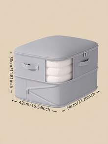 Oversized Portable Compression Storage Bag,Extra Large Capacity Space-Compression Storage Bag- Zipper Closure, Durable Nylon Clothing And Bedding Travel Organizer Bag- Stackable Home Moving Storage Bag,Space-Saving Organizer For Clothes, Quilts, Pillows, Sofa Cushions, Duvets - Ideal For Bedrooms And Living Rooms,Efficient Space Optimization For Wardrobe And Under-Bed - Multicolor - View 10