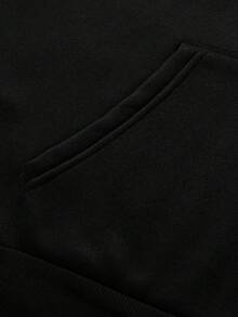 Red Bull Verstappen F1 Racing Blueprint Print Hooded Sweatshirt, Comfortable For Autumn And Winter, With Pockets, Washable, Perfect For F1 Racing Fans, Suitable For Everyday, Outdoor, And Party Outfits. - Black - View 4