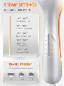 Beach Babe - Plancha ondulada para cabello de 2 barriles, 25 mm, con temporizador inteligente, temperatura ajustable, doble voltaje, anticalcáreo, rizador para ondas de playa y pelo de sirena - 1 - Ver 5