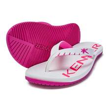 Kenner Flip Flop Sandal Red Original Men's Women's - 白色和粉紅色 - 查看 10