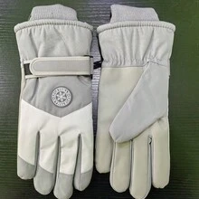 冬季滑雪手套，保暖防风骑行手套，户外经典加厚保暖防寒防风防水骑行登山手套 - 彩色 - 查看 13