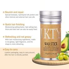 4 Peças Conjunto de Cuidados com os Cabelos, com 1 Bastão de Cera para Cabelo e 3 Escovas para Cabelo Liso, para Domar Pontas Duplas, Tratamento de Pontas Duplas, Frizz, Rabo de Cavalo Liso, Coques | Pomada/Bálsamo/Bastão de Gel para Mulheres, com Acessórios de Penteado para Meninas e Homens - Formador de Coque e Acessórios Escova para Cabelo Liso Produto de Tratamento de Cabelo