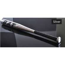 Forrader Baseball Bat 25 Inch Aluminum Alloy Thick Baseball Stick Bar… - Sliver - View 6