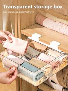 Organizador de ropa interior y calcetines - Transparente - Ver 4