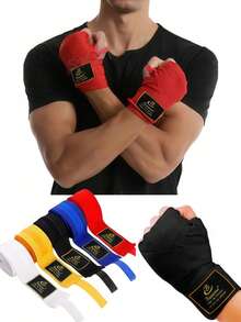 2pcs Non-Slip Boxing Hand Wraps: Breathable Sports Protection, Extremely Comfortable - Ideal For MMA And Other Sports! - Multicolor - View 2