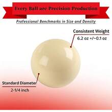 Juego de billar profesional de resina, 16 bolas de 2-1/4 pulgadas, 8 guantes, adecuado para snooker y entrenamiento, resistente al desgaste y duradero. - Textura de mármol - Ver 6