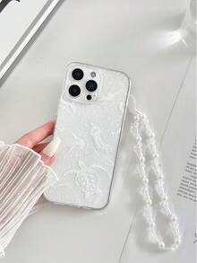 Funda de teléfono transparente con pintura perforada de precisión y de colores para evitar caídas - Multicolor - Ver 7