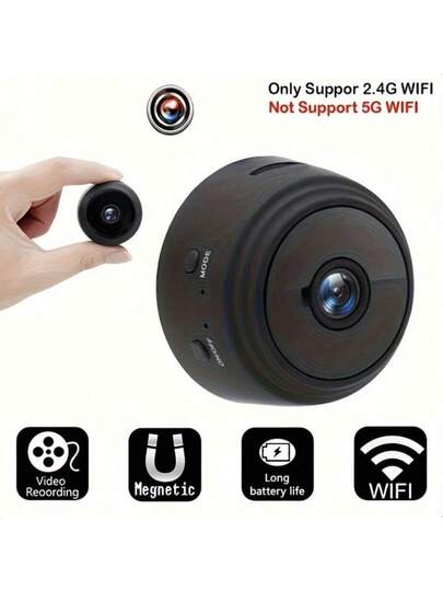 1080P Mini WiFi Camera A9 APP Remote Home Security Monitoring Camera, Wireless Infrared Indoor Outdoor Motion Detection view 6