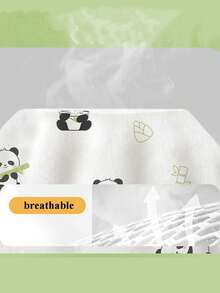 مطبوع بنمط أحرف الباندا والخيزران، طابع بوهيمي، أغطية وسادة سميكة قابلة للتخلص منها، مناسبة لغرف الفنادق وصالونات التجميل، مصنوعة من قماش غير منسوج، مقاومة للاتساخ ومنفذة للهواء، مثالية للسفر والرحلات المخيمات والفنادق في فصل الخريف والشتاء، توفر لك أفضل تجربة راحة وسفر (بدون نواة الوسادة) - متعدد الألوان - مشاهدة 2