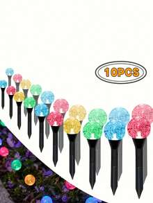 40/20/10 LED太阳能灯串，防水户外，8种照明模式，适用于小路、后院、草坪、花园、小径、露营、派对、独立日、情人节、婚礼、舞会、生日装饰照明