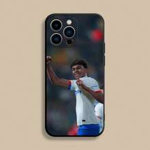 Custodia per telefono L-Laminata Sport-19 Y-Yamals compatibile con 17, 16, 15, 14, 13, 12, Pro, Max, Plus, E, SE4, Air, Mini, in morbida cover nera. Custodia compatibile con il caso 17, il caso 17 Pro, il caso 17 Pro Max